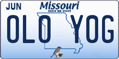 MO license plate OL0Y0G
