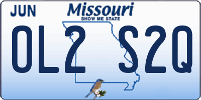 MO license plate OL2S2Q