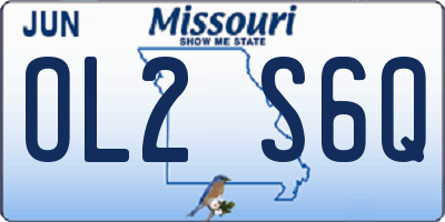 MO license plate OL2S6Q
