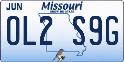 MO license plate OL2S9G