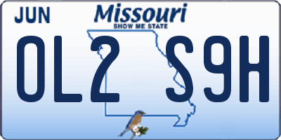 MO license plate OL2S9H