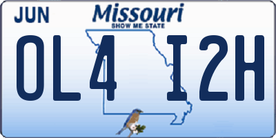 MO license plate OL4I2H