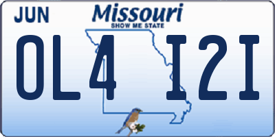 MO license plate OL4I2I