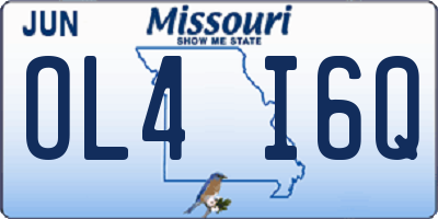MO license plate OL4I6Q