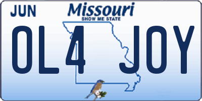 MO license plate OL4J0Y