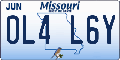 MO license plate OL4L6Y