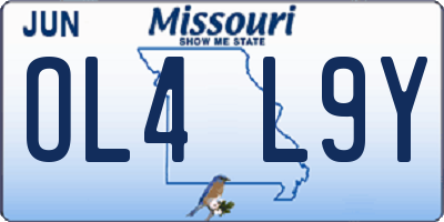 MO license plate OL4L9Y