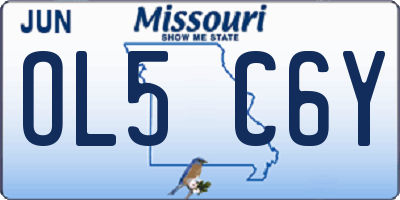 MO license plate OL5C6Y