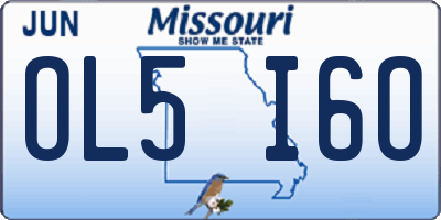 MO license plate OL5I6O