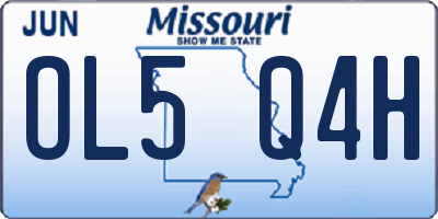 MO license plate OL5Q4H