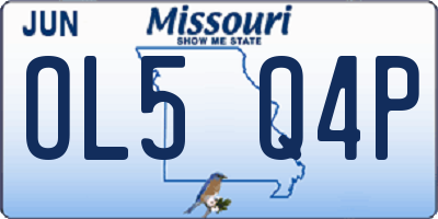 MO license plate OL5Q4P
