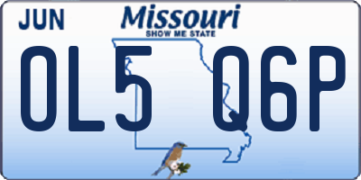 MO license plate OL5Q6P