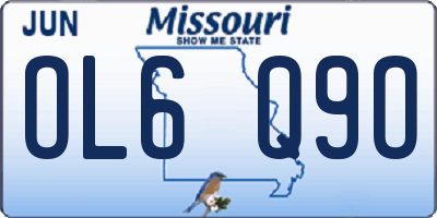 MO license plate OL6Q9O