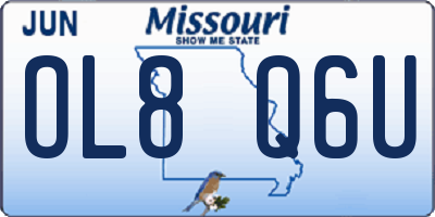 MO license plate OL8Q6U