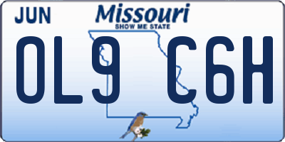 MO license plate OL9C6H