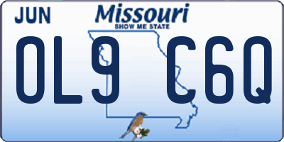 MO license plate OL9C6Q