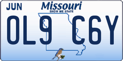 MO license plate OL9C6Y