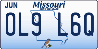 MO license plate OL9L6Q