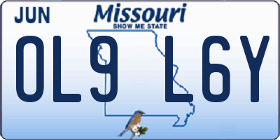 MO license plate OL9L6Y