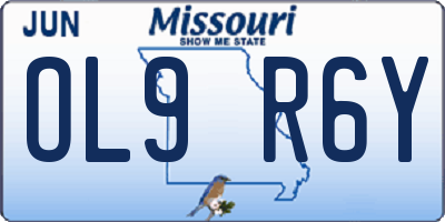 MO license plate OL9R6Y