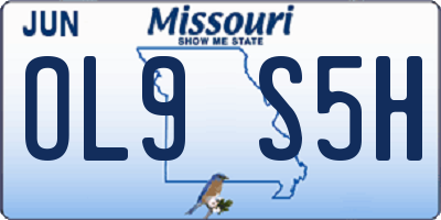 MO license plate OL9S5H