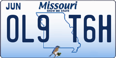 MO license plate OL9T6H
