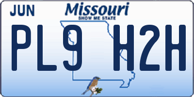 MO license plate PL9H2H