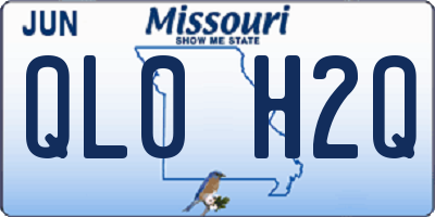 MO license plate QL0H2Q