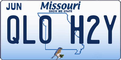 MO license plate QL0H2Y