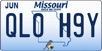 MO license plate QL0H9Y