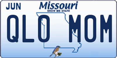 MO license plate QL0M0M