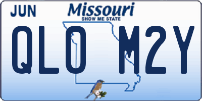MO license plate QL0M2Y