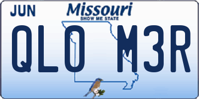 MO license plate QL0M3R