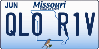 MO license plate QL0R1V