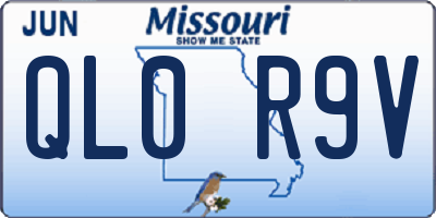 MO license plate QL0R9V
