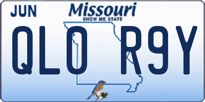 MO license plate QL0R9Y