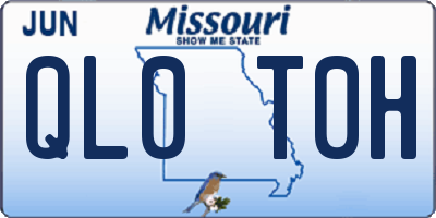 MO license plate QL0T0H