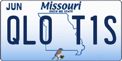 MO license plate QL0T1S