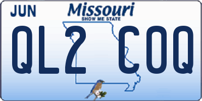 MO license plate QL2C0Q