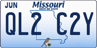 MO license plate QL2C2Y