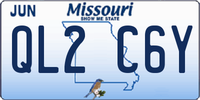 MO license plate QL2C6Y