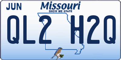 MO license plate QL2H2Q