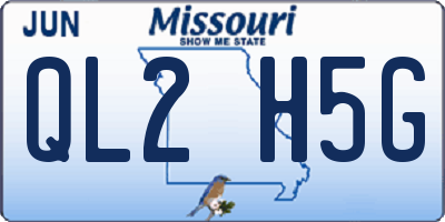 MO license plate QL2H5G