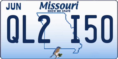 MO license plate QL2I5O