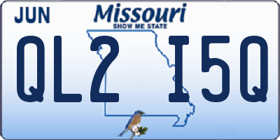 MO license plate QL2I5Q