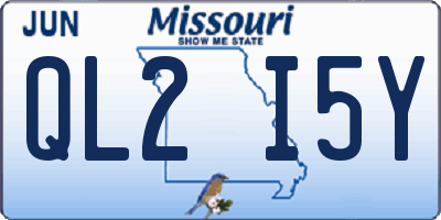 MO license plate QL2I5Y