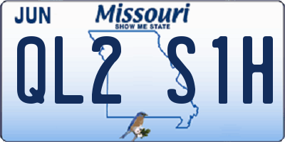 MO license plate QL2S1H