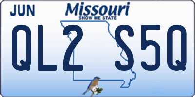 MO license plate QL2S5Q