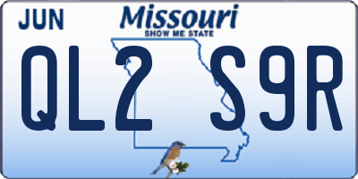 MO license plate QL2S9R