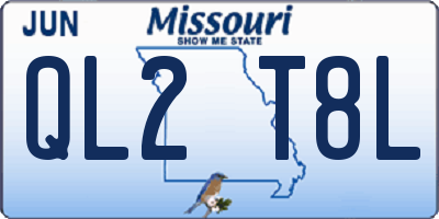 MO license plate QL2T8L